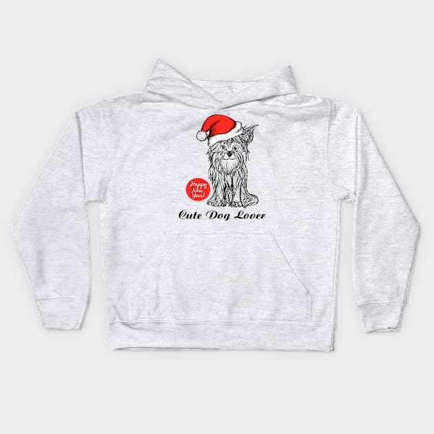 cute dog lover Kids Hoodie by This is store